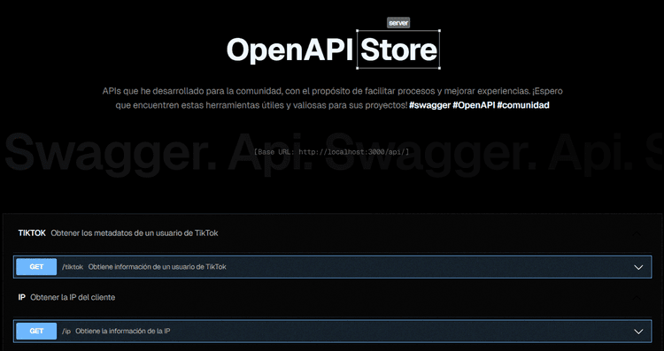 Open API | Store